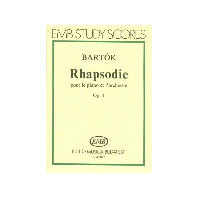 RHAPSODIE OP.1