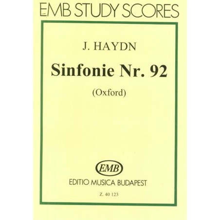 SINFONIE G-DUR HOB.I:92 "OXFORD"