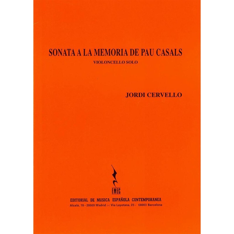 Sonata a la memoria de Pau Casals
