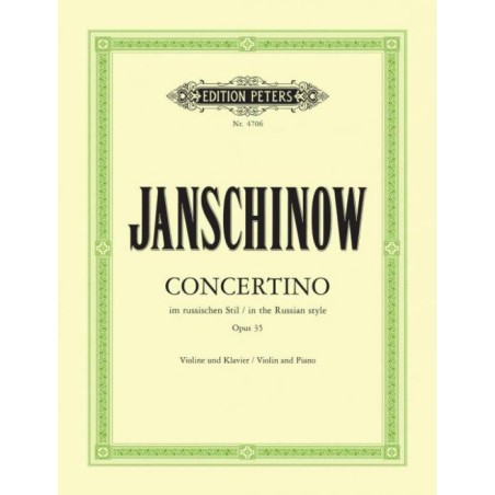 CONCERTINO IN RUSSIAN STYLE OP.35