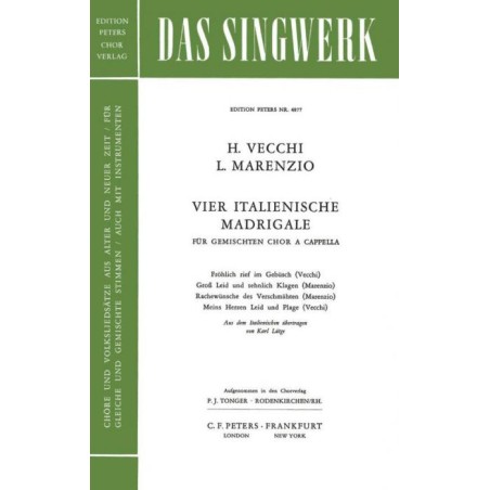 VIER ITALIENISCHE MADRIGALE