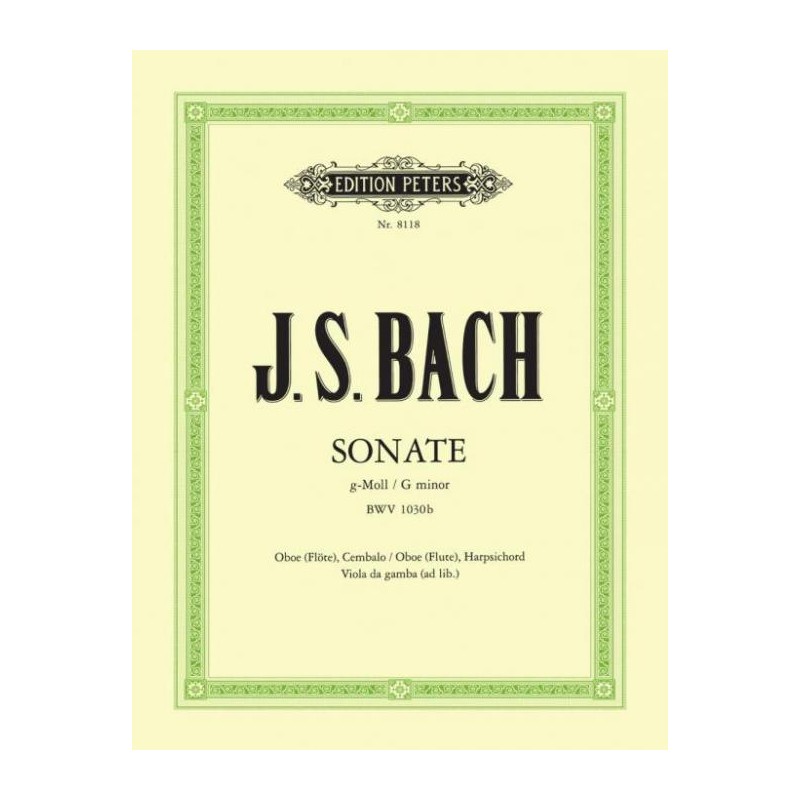 SONATA G-MINOR BWV.1030B