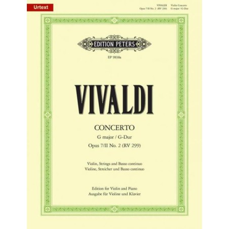 VIOLINKONZERT G-DUR OP.7/II,2 RV.299