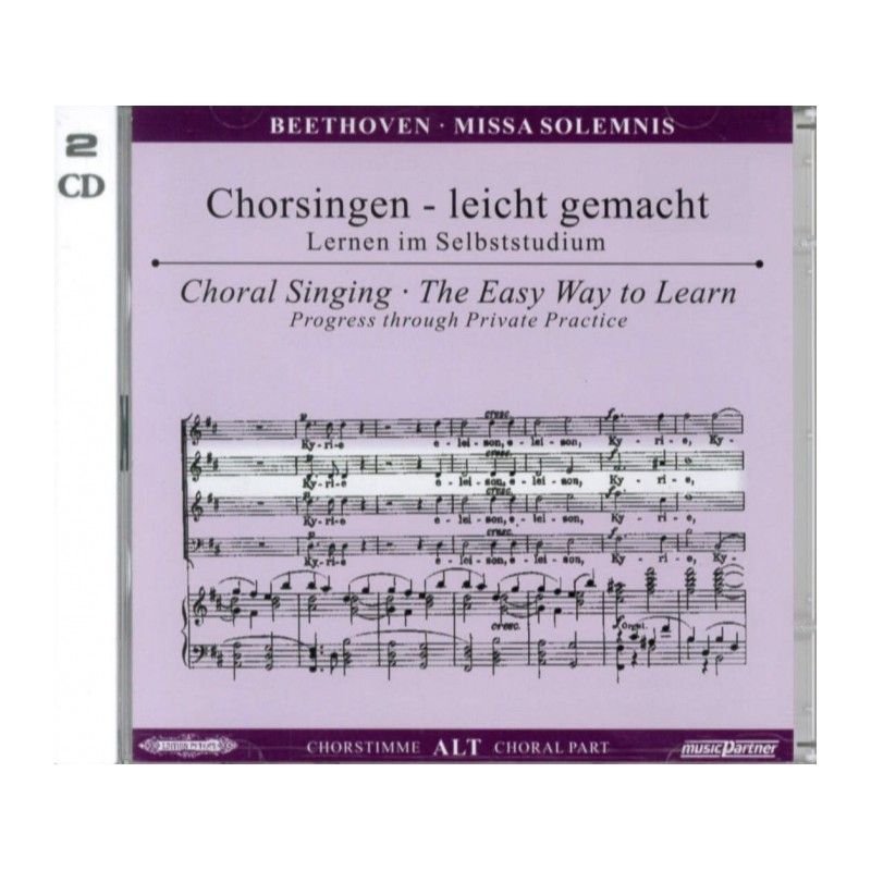 CD MISSA SOLEMNIS D-DUR OP.123 - ALT