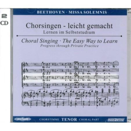 CD MISSA SOLEMNIS D-DUR OP.123 - TENOR