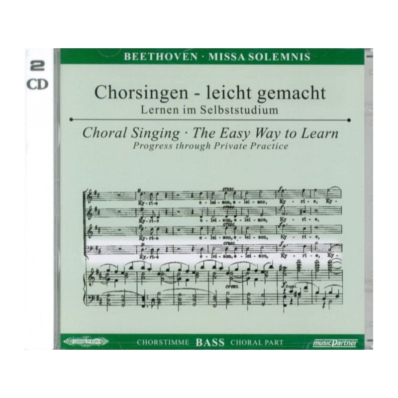 CD MISSA SOLEMNIS D-DUR OP.123 - BASS