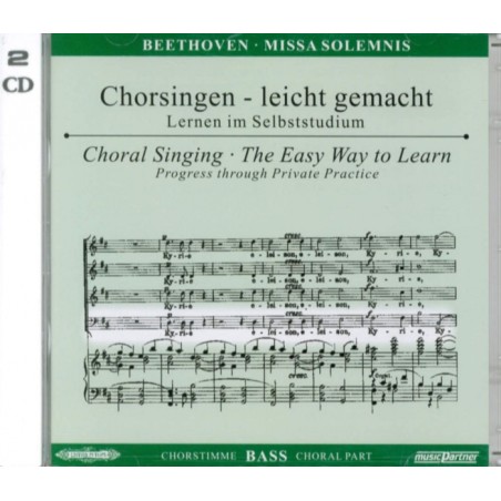 CD MISSA SOLEMNIS D-DUR OP.123 - BASS