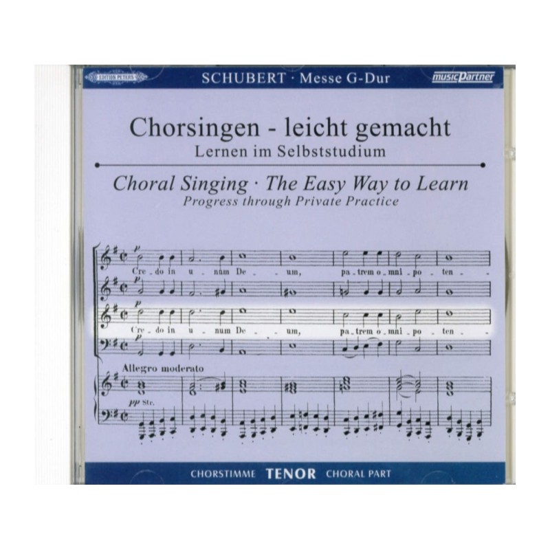 CD MESSE G-DUR - TENOR