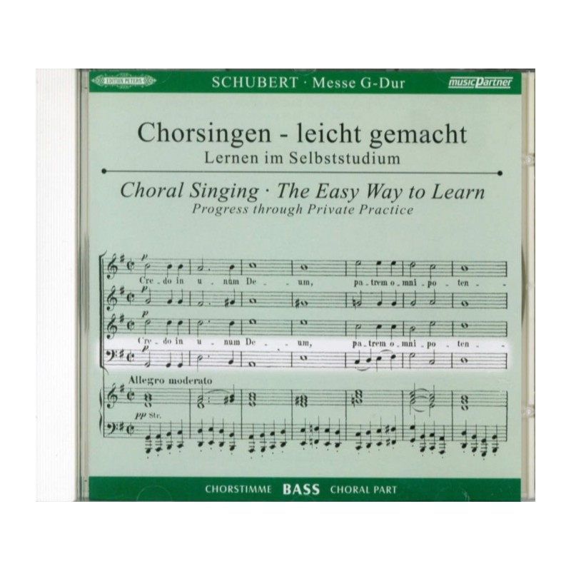 CD MESSE G-DUR - BASS