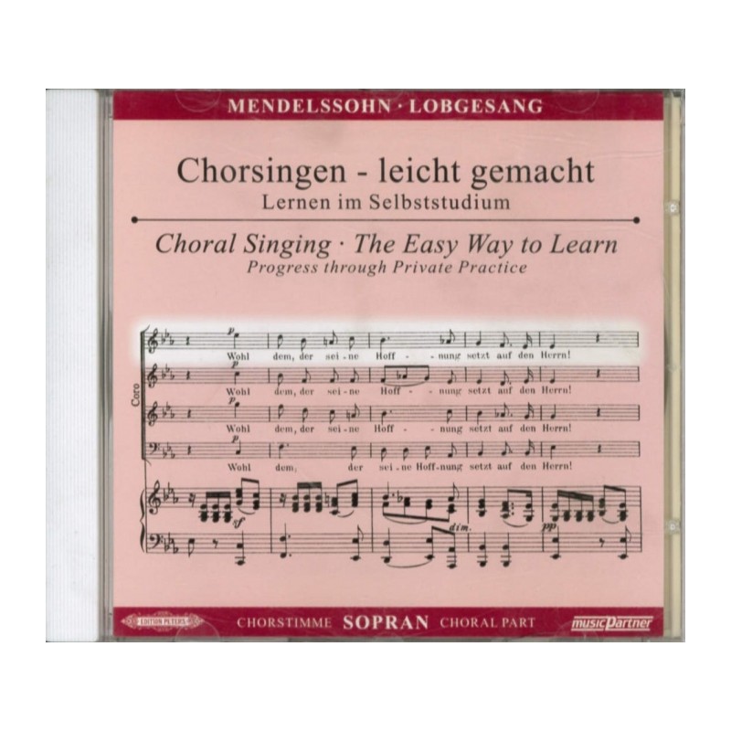 CD LOBGESANG OP.52 - SOPRAN