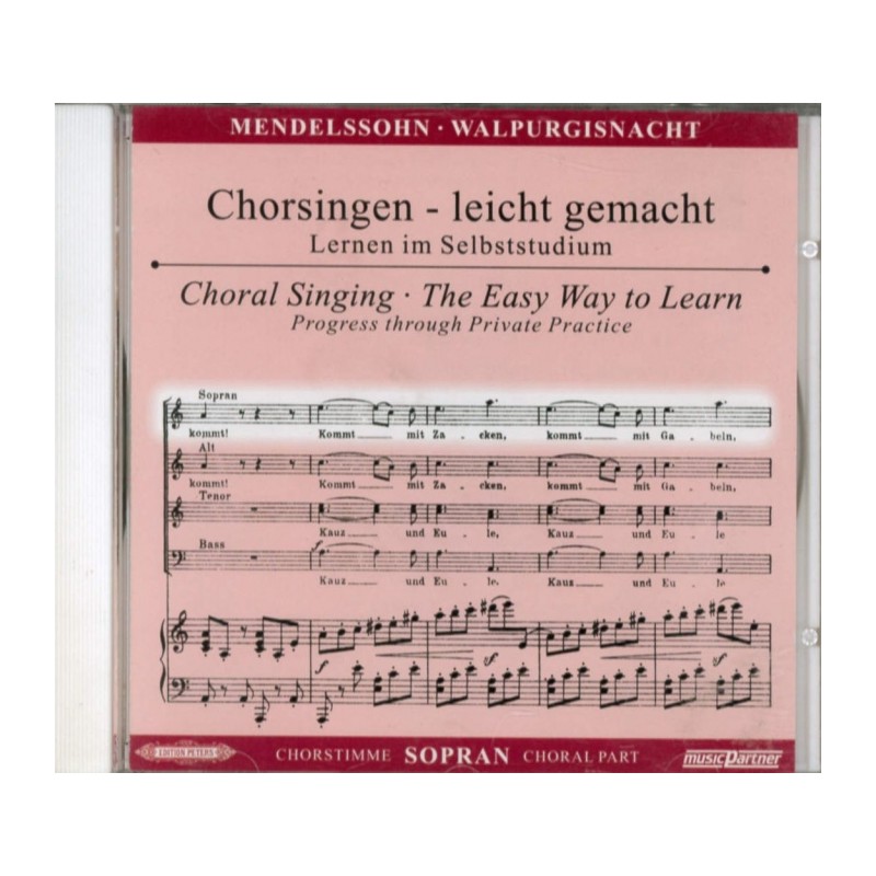 CD DIE ERSTE WALPURGISNACHT - SOPRAN