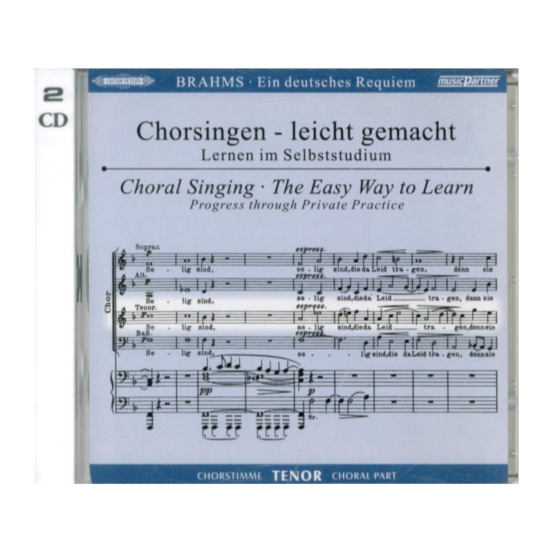 CD EIN DEUTSCHES REQUIEM - TENOR