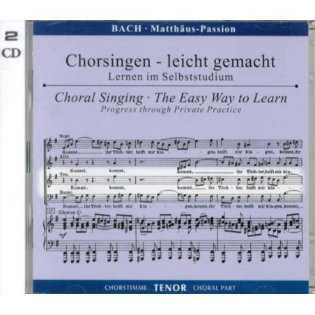 CD MATTHAUS-PASSION - TENOR