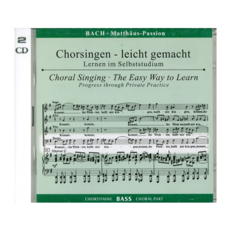CD MATTHAUS-PASSION - BASS