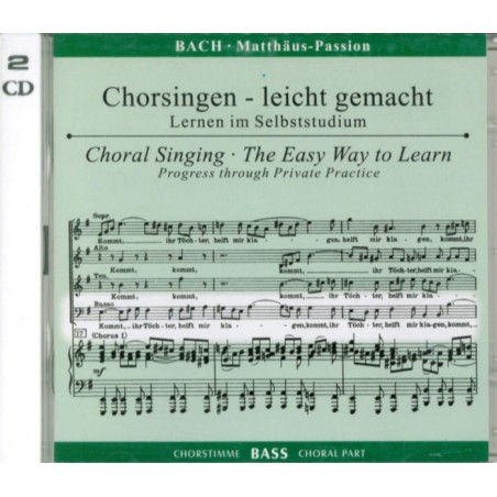 CD MATTHAUS-PASSION - BASS