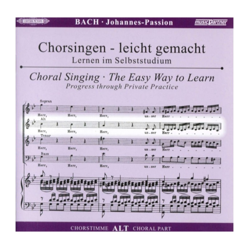 CD JOHANNES-PASSION - ALT
