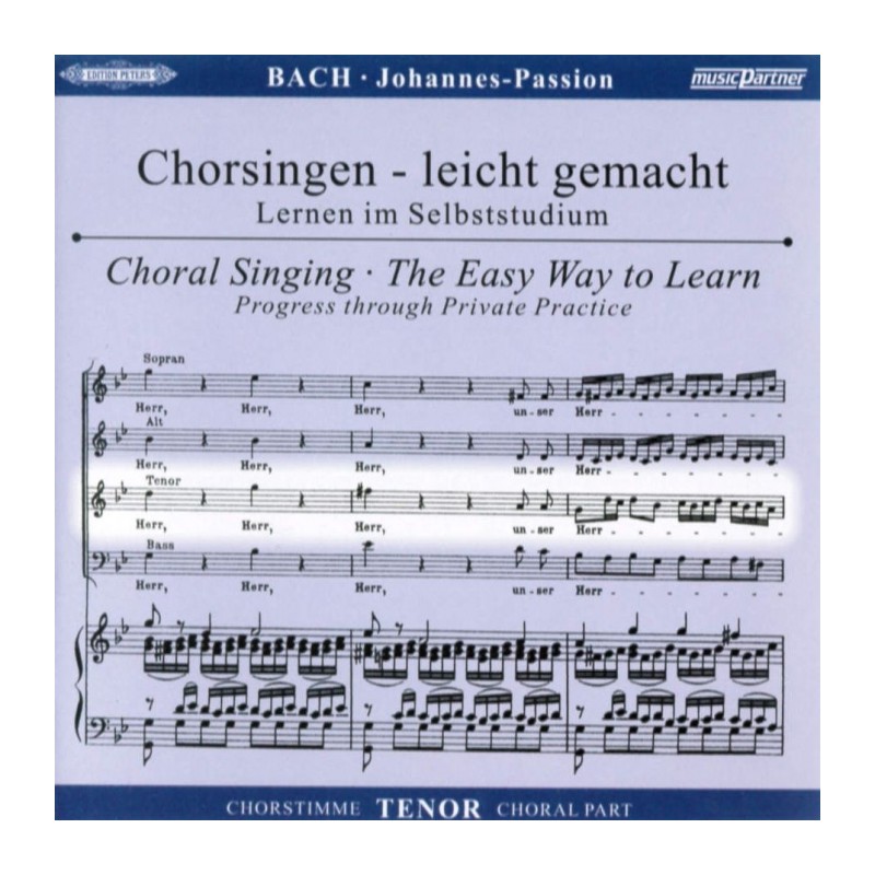 CD JOHANNES-PASSION - TENOR