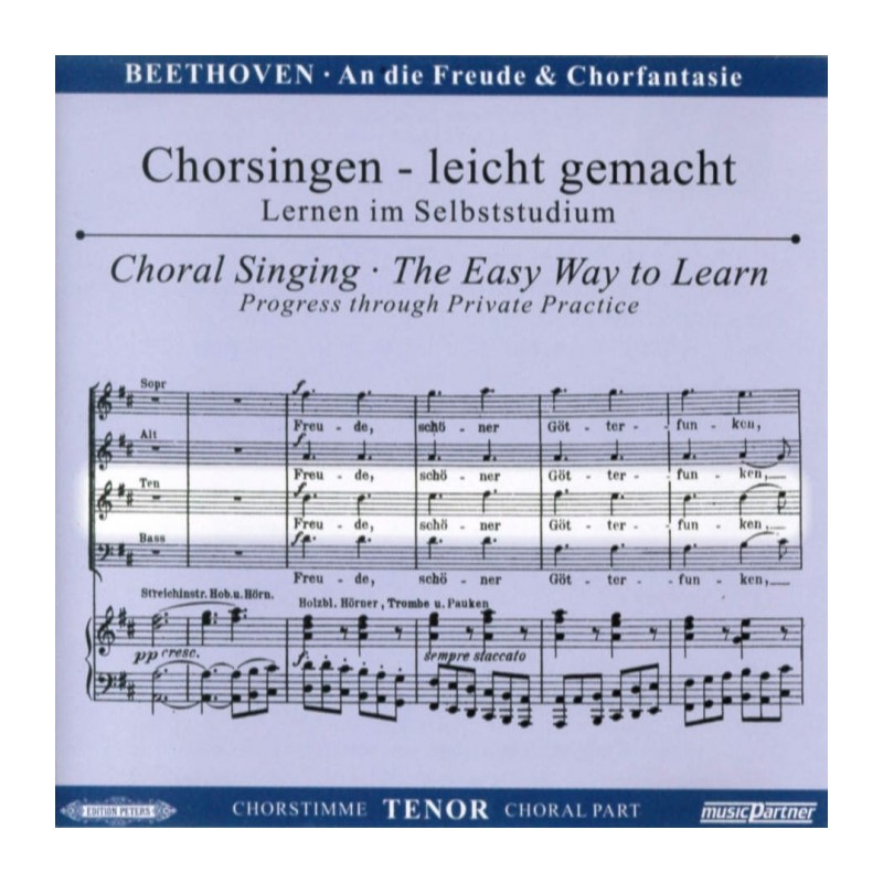 CD AN DIE FREUDE & CHORFANTASIE - TENOR