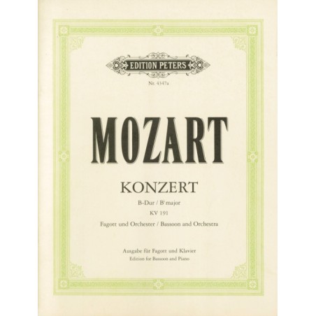 KONZERT 1 SI B-DUR KV.191