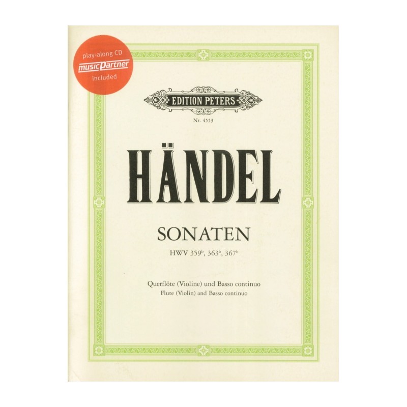 3 SONATEN HWV.359B, 363B & 367B