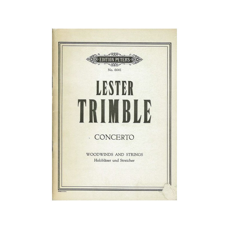 CONCERTO FOR WOODWINDS AND STRINGS