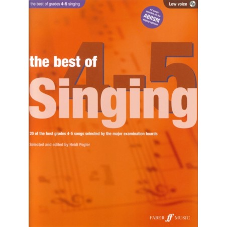 THE BEST OF SINGING 4-5 (LOW VOICE)