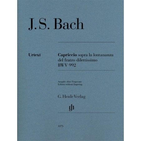 CAPRICCIO SOPRA LONTANANZA FRATRO DILET BWV.992