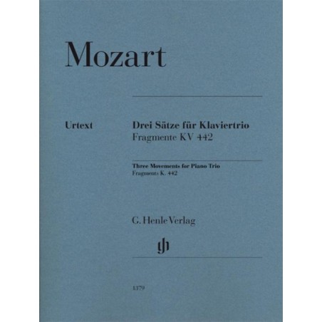 3 SATZE FUR KLAVIERTRIO (FRAGMENTE KV.442)