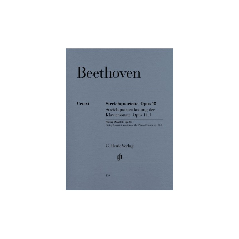 STREICHQUARTETTE OP 18 1-6