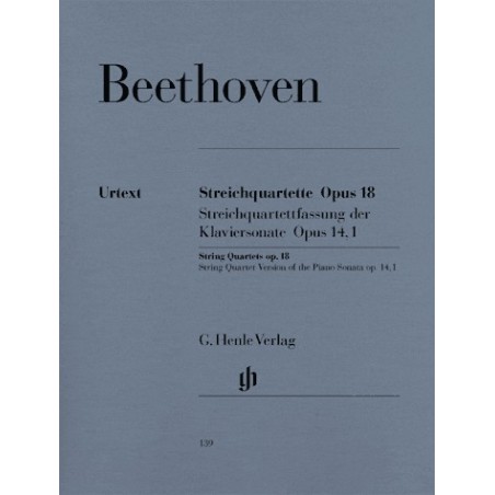 STREICHQUARTETTE OP 18 1-6