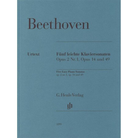 FUNF LEICHTE KLAVIERSONATEN OP.2/1, OP.14, OP.49