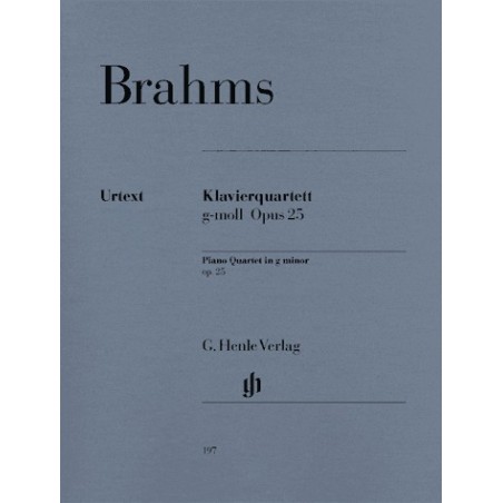 KLAVIERQUARTETT G MOLL OP 25