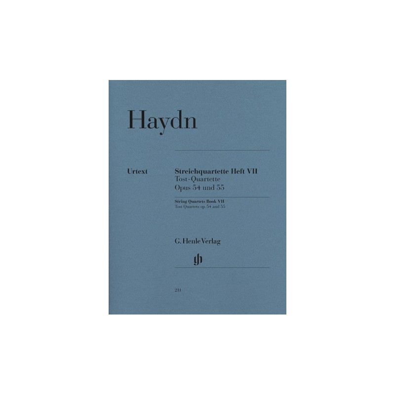 STREICHQUARTETTE HEFT 7 (TOST-QUARTETTE) OP.54-55