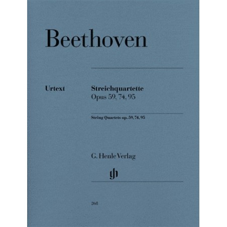 STREICHQUARTETTE OP 59-74-95