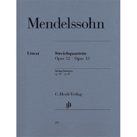 STREICHQUARTETTE OP 12-13