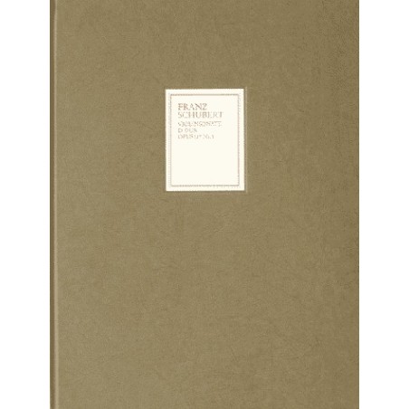 SONATE D DUR OP 137/1 D 384