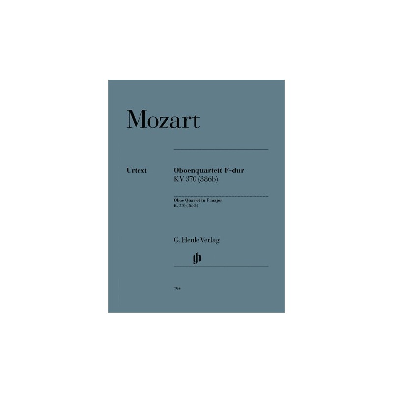 OBOE QUARTET F-MAJOR K.370