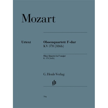 OBOE QUARTET F-MAJOR K.370