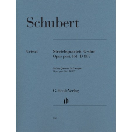 STREICHQUARTETT G-DUR OP.POST.161 D.887
