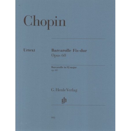 BARCAROLLE FIS-DUR OP.60