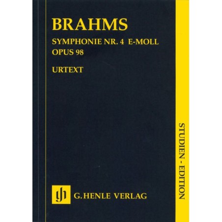 SYMPHONIE 4 E-MOLL OP.98