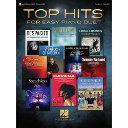 Top Hits for easy Piano duet