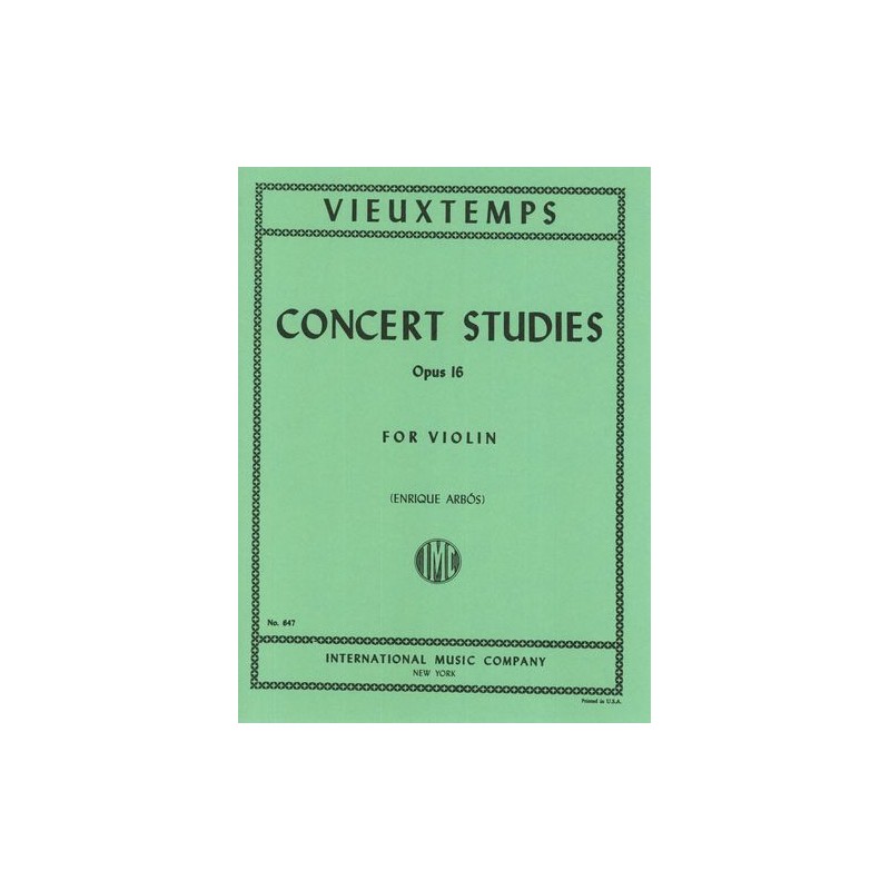 6 CONCERT STUDIES OP.16