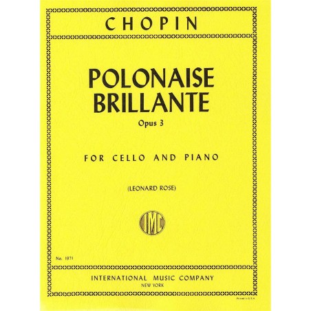 POLONAISE BRILLANTE OP.3