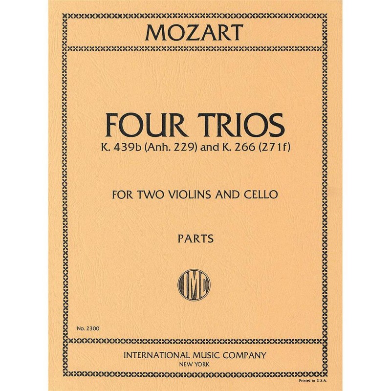 Four Trios KV.439b - KV.266