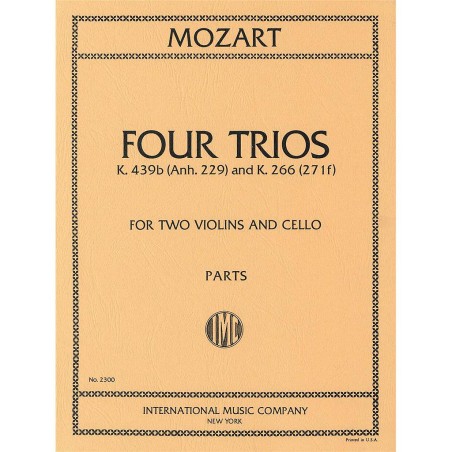 Four Trios KV.439b - KV.266
