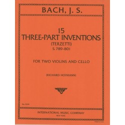 THREE-PART INVENTIONS (TERZETTI) S.789-801