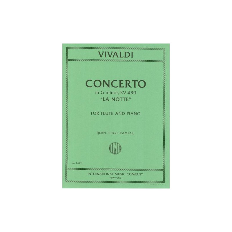 CONCERTO 13 G MINOR "LA NOTTE"
