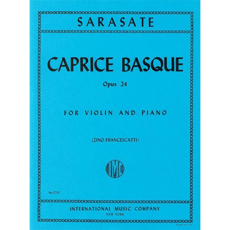 CAPRICHO VASCO OP.24
