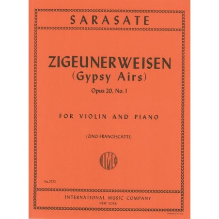 ZIGEUNERWEISEN (GIPSY AIRS) OP.20/1
